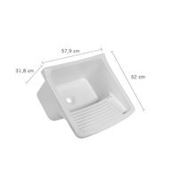 Tanque Plástico Universal Branco Astra com Sifão: Solução Completa e Durável para seu Banheiro - imagem 4