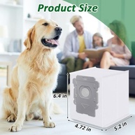 WKZO Pacote com 3 Sacos de Aspirador Roomba - Alta Eficiência para Clean Base i1+ até j7+ - imagem 3