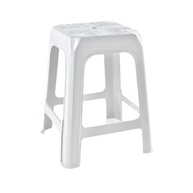 Banqueta Baixa Home Gourmet Liso - 47cm, Empilhável, Até 100kg, Polipropileno Resistente para Uso Interno e Externo - imagem 1