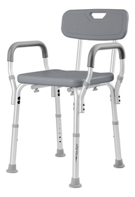 Banco Cadeira para Banho com Encosto e Apoio de Braços - Segurança e Conforto até 130kg - imagem 1