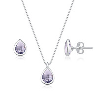 Colar e Brincos Gota Prata 925: Elegância Atemporal - imagem 2