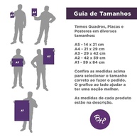 Quadro Decorativo A4 Engraçado - Atenção! Não Deixe o Gato Sair - Moldura Moderna com Grampos Flexíveis - imagem 5