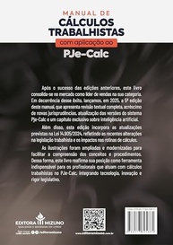 Manual de Cálculos Trabalhistas PJe-Calc 5ª Edição: Inovação e Atualização para Profissionais - imagem 3