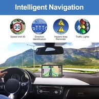 Navegador GPS 23cm para Caminhão e Carro: Mapa 2025 Atualizado, Tela Touch e Alertas Inteligentes - imagem 5