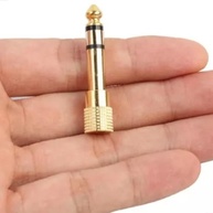 Kit 3 Adaptadores P2 Fêmea para P10 Macho Estéreo - Áudio Profissional Gold Premium - imagem 4