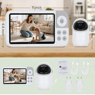 VentoEco Babá Eletrônica com Monitor 5" HD - Visão Noturna, Áudio Bidirecional e Controle Remoto - imagem 3