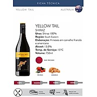 Yellow Tail Shiraz: Vinho Australiano Tinto 750ml - imagem 4