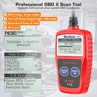 Autel MS309: Leitor OBD2 Essencial para Diagnóstico Rápido e Desligar Luz de Injeção - imagem 5