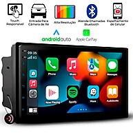 Central Multimídia 7" Gol G4: CarPlay & Android Auto - imagem 2