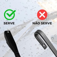 Palhetas Limpador Parabrisa S10 2012-2021 Silicone Flat Tiger Auto - Jogo 2 Unidades Silenciosas - imagem 4