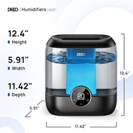 Humidificador Dreo 6L - Névoa Fria Silenciosa para Salas Grandes, 60h Autonomia - imagem 3