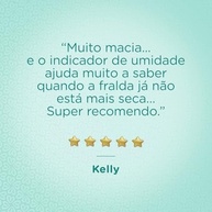 Fralda Pampers Recém-Nascido RN+ Ultra Macia - 36 Unidades com Proteção Avançada - imagem 4