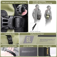 Bolsa Lateral Moto Rhinowalk 6L: Aventura Impermeável e Versátil para Sua Viagem - imagem 4