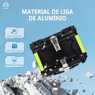 Baú Moto Alumínio 45L: Antirroubo, Impermeável e Universal - Aventura e Segurança! - imagem 5