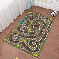 Tapete Infantil de Carro: Aventura e Diversão na Cidade para o Quarto do Seu Pequeno! - imagem 3
