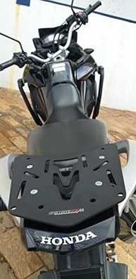 Bagageiro Reforçado Coyote Preto para XRE 300: Aventura e Segurança para Sua Moto - imagem 5
