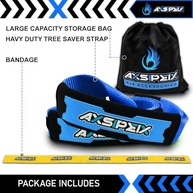 Alça Protetora de Árvore AXSIPEIX 7,6cm x 2,4m - Resistência Extrema para Off-Road - imagem 3