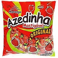 Luregirl Bala Mastigável Azedinha Morango Icekiss Pacote 500g - imagem 3