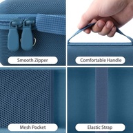 Capa Protetora Bose SoundLink Flex 2ª Geração: Rígida, Silicone, Mosquetão e Alça Azul - imagem 4