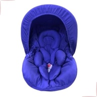 Kit 5 Peças Bebê Conforto: Capa, Protetor Cinto, Capota e Redutor (0-13kg) - Azul Royal - imagem 2