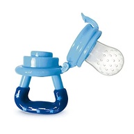 Adoleta Bebê Alimentador de Silicone Azul - Seguro e Prático para Introdução Alimentar - imagem 4