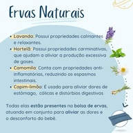 Faixa Térmica com Ervas Naturais para Bebês - Alívio Rápido de Cólica e Gases (Azul) - imagem 5