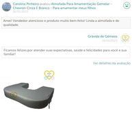 Almofada de Amamentação para Gêmeos - Grande Azul | Conforto Duplo para Mães - imagem 3