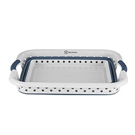 Cesto Dobrável para Roupas Electrolux - Branco com Detalhes Azul | Organize sua Lavanderia com Estilo - imagem 5
