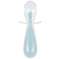 Colher em Silicone Azul Segura e Ergonômica para Bebês - Buba - imagem 2