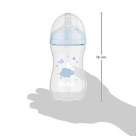 Mamadeira Easy Flow Nuvem Azul 270ml - Sistema Anticólico BPA Free - imagem 4