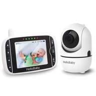 HelloBaby HB65 - Babá Eletrônica com Câmera Giro 355°, Visão Noturna e Tela LCD 3,2" - imagem 1