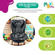 Cadeira de Carro Maxi Baby Elite 4 em 1: Segurança e Conforto de 0 a 36kg - imagem 4