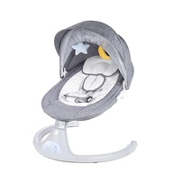 Cadeira de Balanço para Bebê Bliss Baby Style com Música, Mosquiteiro e Controle Remoto - Cinza - imagem 2