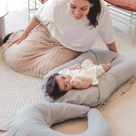 Ninho Yogi Baby Zero+ Elephant Gray - Conforto e Estilo para Bebês - imagem 3