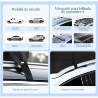 Bagageiro de Teto Impermeável Dobrável: Aumente o Espaço do Seu Carro com Segurança e Estilo! - imagem 5