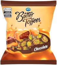 Bala Butter Toffees Chocolate Arcor 400g - imagem 2