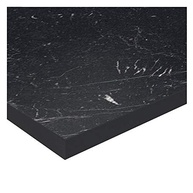 Tampo Madesa 120cm em MDF Preto Nero Marquina - Acabamento Premium para Balcão de Pia - imagem 2