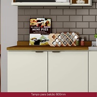 Tampo para Balcão 80 cm Henn - Resistente e Elegante para Cozinha Moderna - imagem 2