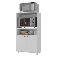 Balcão Multiuso de Cozinha Multimóveis Branco Premium – Organize com Estilo e Praticidade - imagem 1