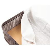 Jogo de 3 Cestos Organizadores de Bambu - Design Elegante e Sustentável para Casa e Banheiro - imagem 4