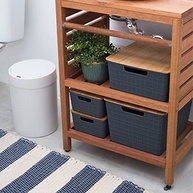 Caixa Organizadora com Tampa de Bambu 12L - OIKOS | Design Natural e Moderno - imagem 5