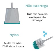Flash Limp - Escova Sanitária com Dispenser e Suporte BAN6255 | Limpeza Prática e Moderna - imagem 4
