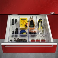 Acrimet Organizador Modular para Gavetas, Bancadas e Armários - Kit com 7 Potes Transparentes - imagem 3