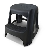 Banco Banqueta Escada Step Multiuso 2 Degraus Preto - Arqplast - imagem 2