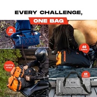 Bolsa Esportiva Impermeável KRONOX para Moto: Segurança e Estilo no Banco Traseiro - imagem 4