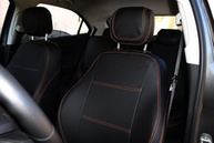 Capa de Banco de Couro Premium Sob Medida Chevrolet Onix e Novo Prisma - Preta Completa - imagem 2