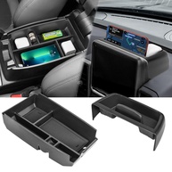 Kit Organizador Console Ford Bronco Sport 2021-2024: Bandeja Central + Caixa Apoio de Braço - Preto - imagem 1