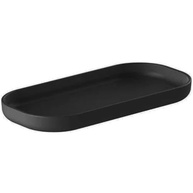 Bandeja Dual Oval Preta - Organize seu Banheiro com Estilo e Praticidade - imagem 2