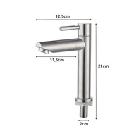 Torneira Bancada Pia Banheiro Inox Premium 1/4 Volta – Design Moderno e Economia de Água - imagem 3