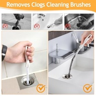 Escova de Limpeza de Drenos Flexível com Cabo Longo - Ideal para Pia, Banheiro e Banheira - imagem 5